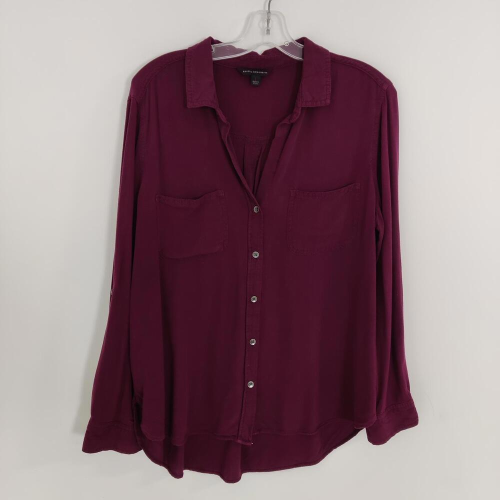 Rock & Republic Women's Button Down Shirt Blouse Casual Bohemian